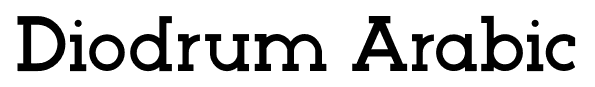 Diodrum Arabic font